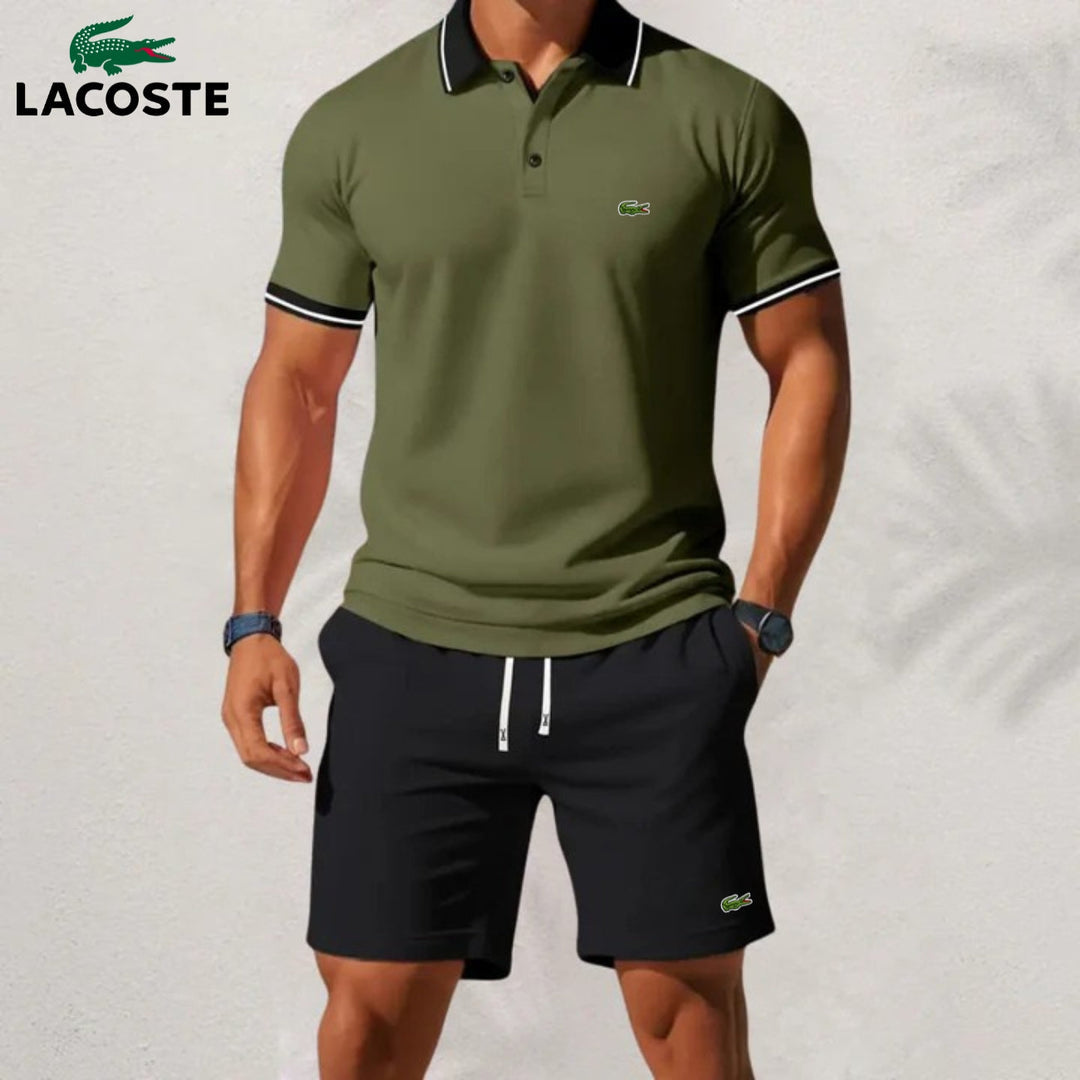 Souprava poloshirt a šortků
