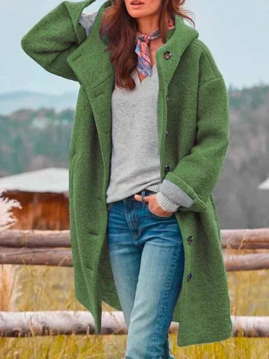 Teodora™ - Stylový Dlouhý Zimní Kabát