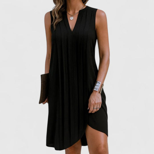 Clarhild™ | Elegantní lichotivé šaty s výstřihem do V