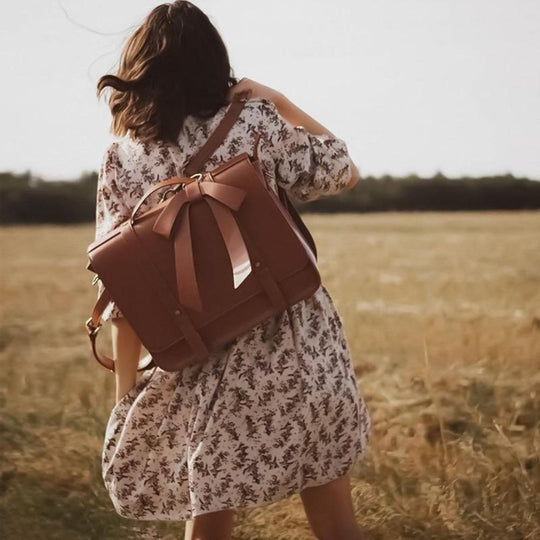 Knot | Sac Retro Twist v modrobroskvové barvě