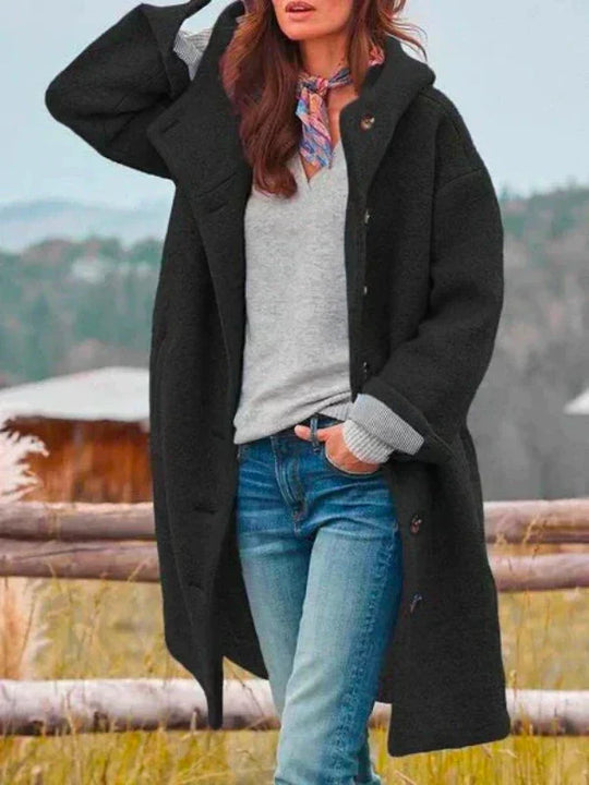 Teodora™ - Stylový Dlouhý Zimní Kabát