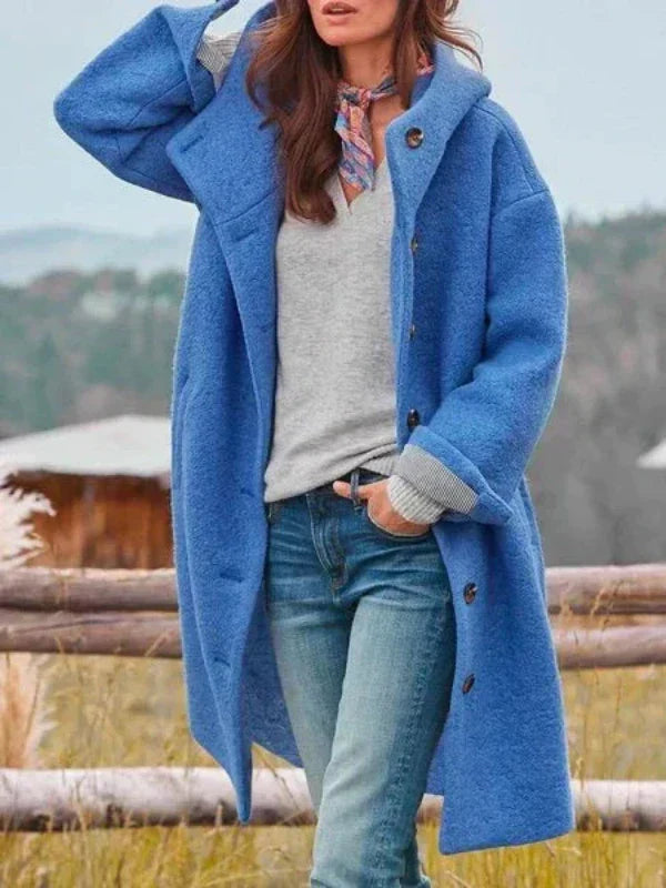 Teodora™ - Stylový Dlouhý Zimní Kabát