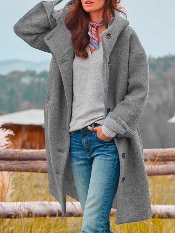 Teodora™ - Stylový Dlouhý Zimní Kabát