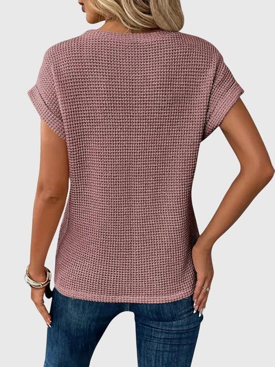 Isa™ | Elegantní Blůza s Kulatým Výstřihem
