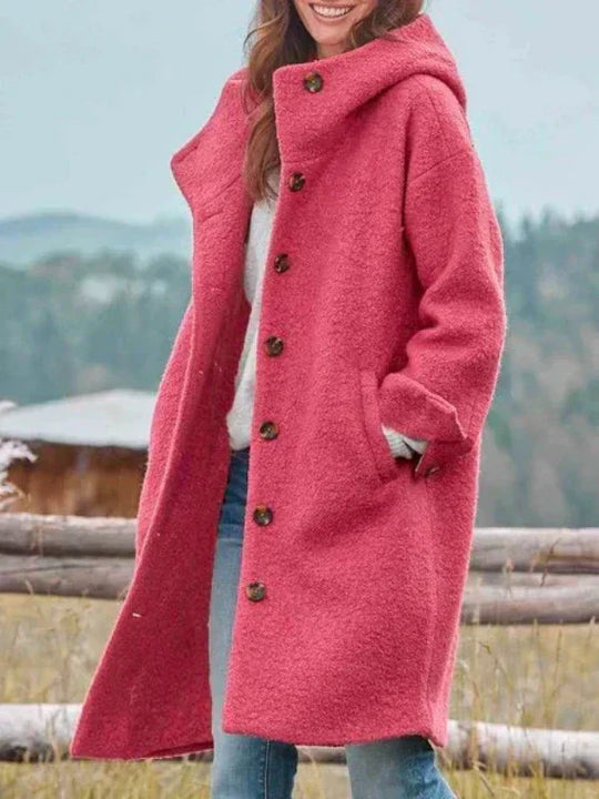Teodora™ - Stylový Dlouhý Zimní Kabát